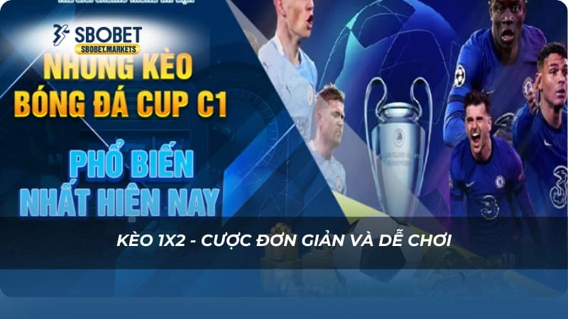 Kèo 1X2 - Cược đơn giản và dễ chơi