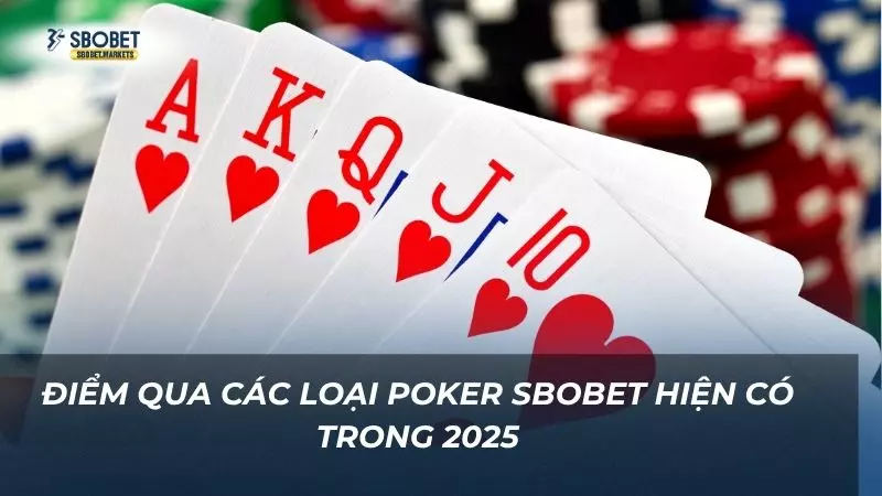 Điểm qua các loại hình Poker hiện có trên thị trường